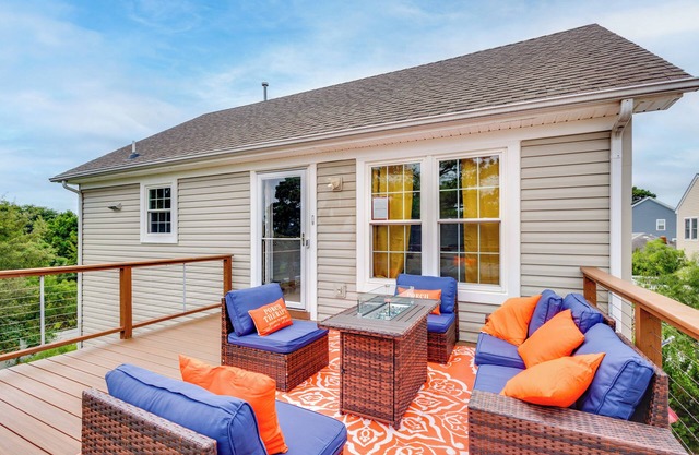 Walk to East Beach: Apt w/Outdoor Space
