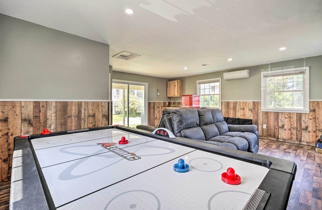 Walk to Lake George: Family Escape w/Game Room!