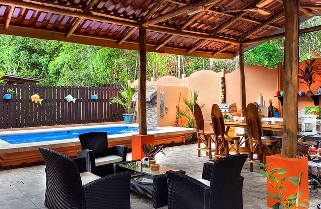 Walk to the Beach From your 2+ Bdrm Villa With Private Pool and outdoor Rancho!