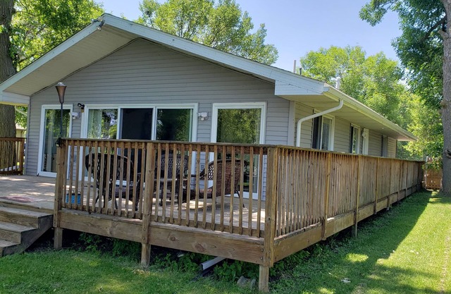 Walleye Capitol of Michigan on Canal Front House with view of the Saginaw Bay