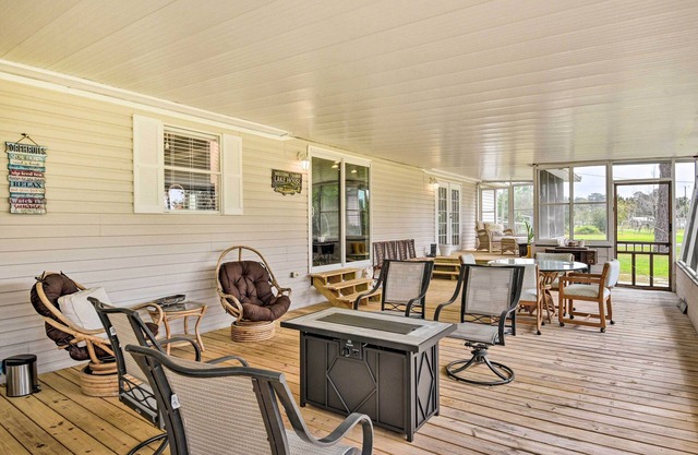 Waterfront Georgetown Home w/Dock & Large Porch!