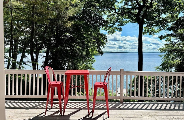 Waterfront Home with Hot Tub, Sauna & Views!