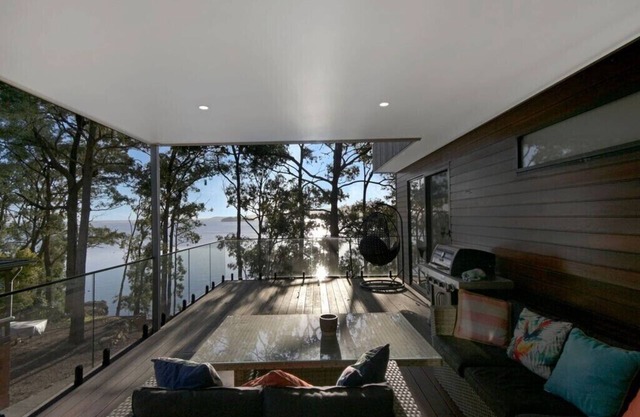 Waterfront House with private beach access and stunning views