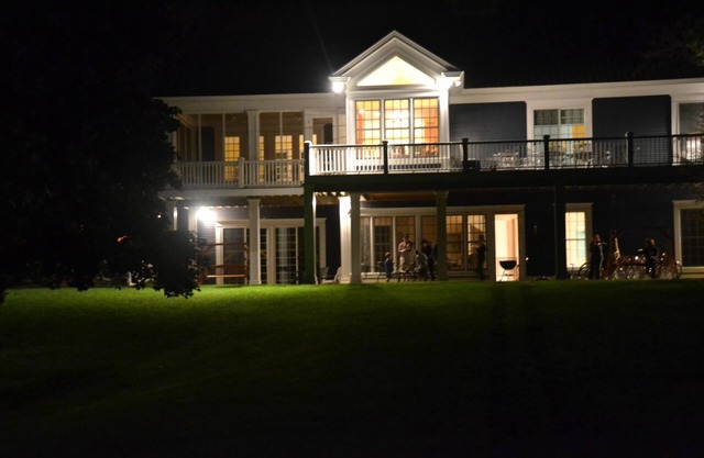 Waterfront House in the center of the village