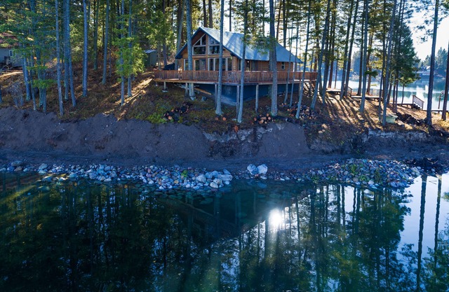 Waterfront Island Cabin with Pontoon Boat