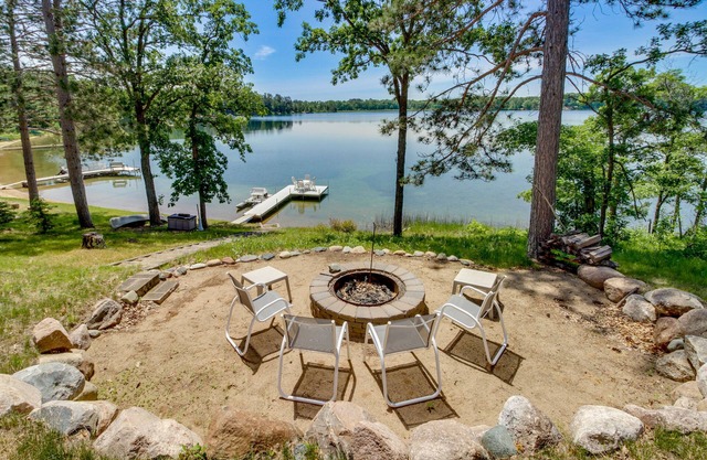 Waterfront Pequot Lakes Cabin: Fire Pit + Views!