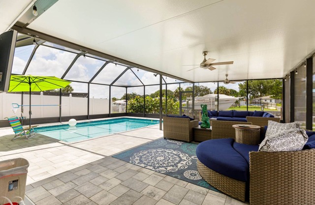 Waterfront St. Pete Home - 4br 3ba, Pool, Dock & More!