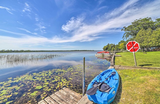 Waterfront Tawas Lake Retreat w/Fire Pit!