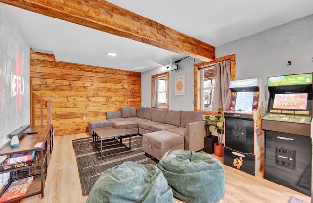 Welcome to your A-FRAME FUN-FILLED home in the resort-like Big Bass Lake Community