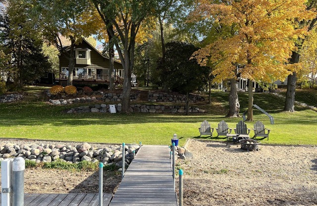 West Facing Lakefront Home With 125 Feet Of Sandy Lakeshore On Minnetonka