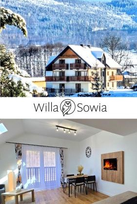 Willa Sowia nowe apartamenty nad górskim potokiem zachwycający widok na góry