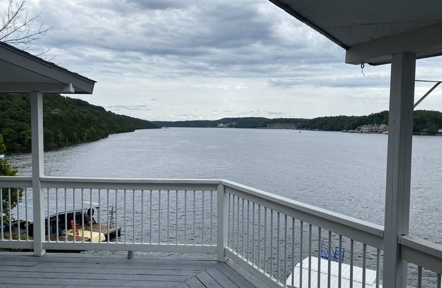 WOW VIEWS! Master on 1st floor. Private bedrooms w/full baths & lake views