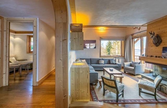 Yankee Lodge: chalet with sauna in Meribel Mottaret
