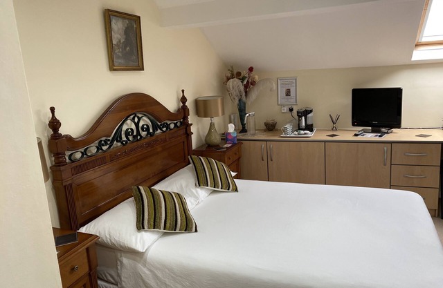 You have the top of the house! Family Bedroom with large en-suite bathroom.