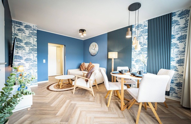 Zauberhafte Ferienwohnung in Barby Balkon mit Elbblick am Elbe-saaleradweg