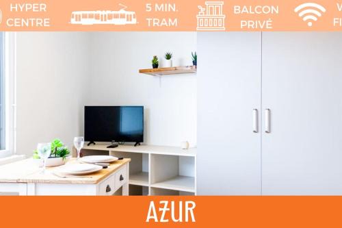 ZenBNB/Azur/Proche Tram/Studio/Balcon Privé