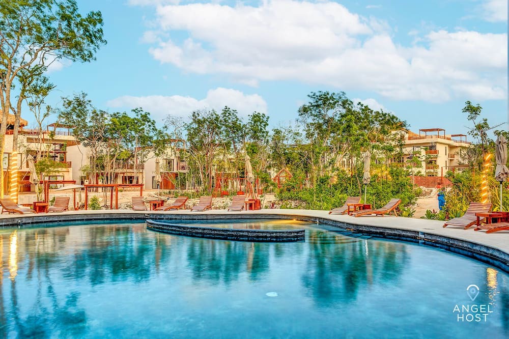 Tulum Apartment | Private Roof Pool Lounge Penthouse |2 Cenotes, Gym