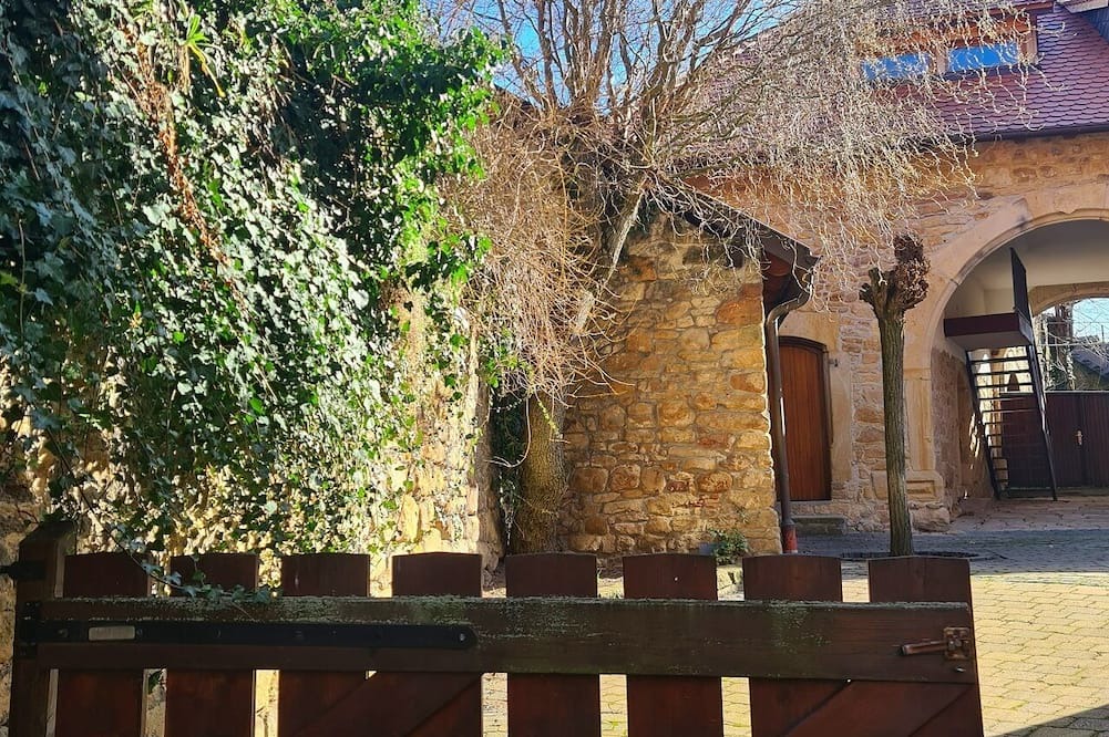 Neustadt-Haardt Apartment | Urlaub Beim Winzer. Apartment Idig mit Balkon