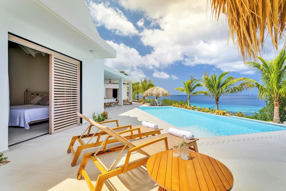 Sabadeco Villa | Villa Viteau, New! Luxurious oceanfront villa with private cinema