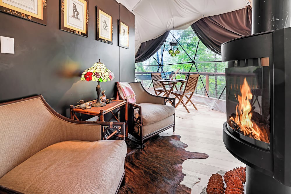 Swan Lake RV Rental | Welcome to the Domes at Catskills, a lakefront glamping adventure for adults.