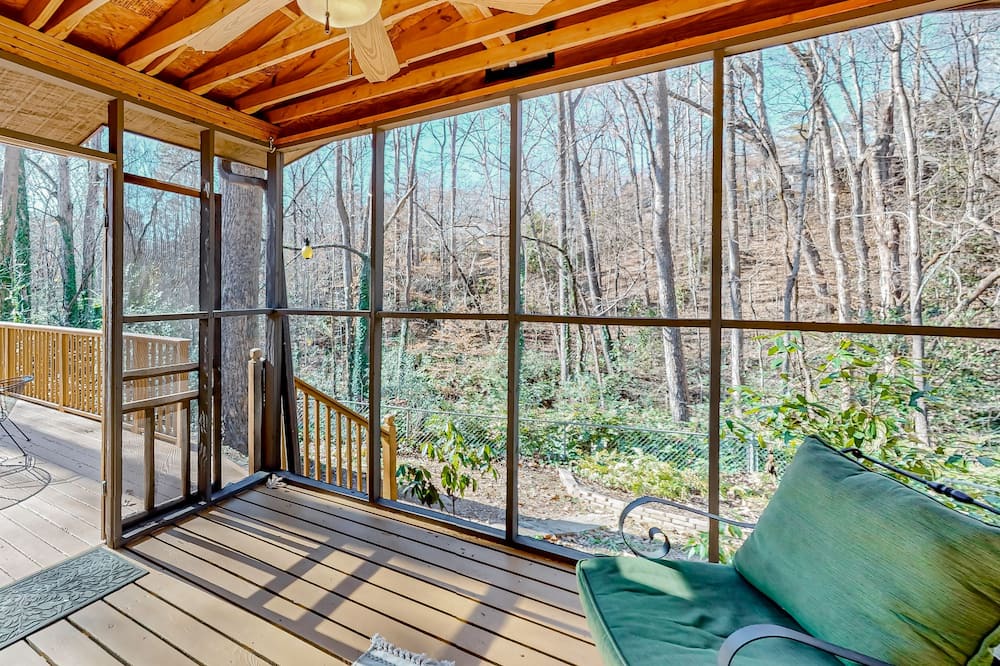 Seneca House | Dog-friendly home near Clemson with tree-lined yard, patio & deck