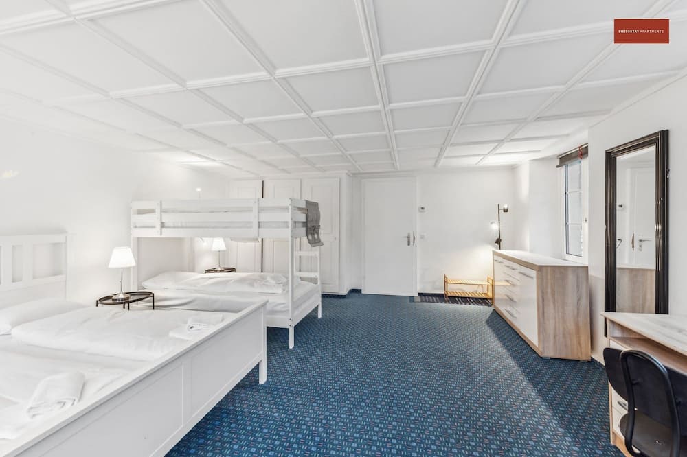 Dietikon District Apartment | Double Bed and Bunks for Your Comfort