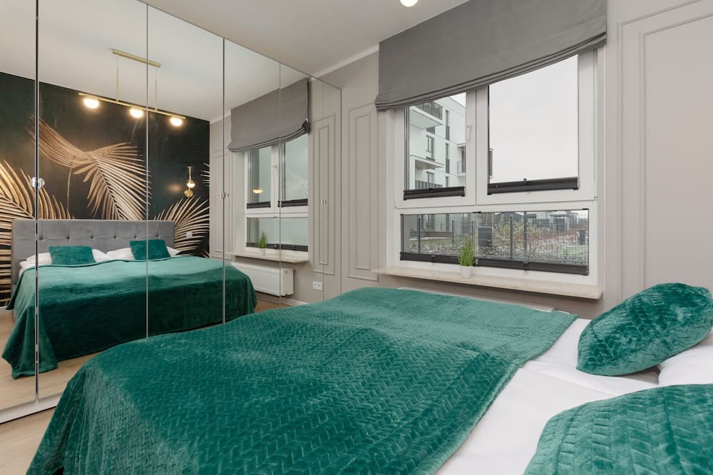 Warsaw Apartment | Coopera 7F | Apartment with Two Bedrooms and a Garden | Parking | Warsaw