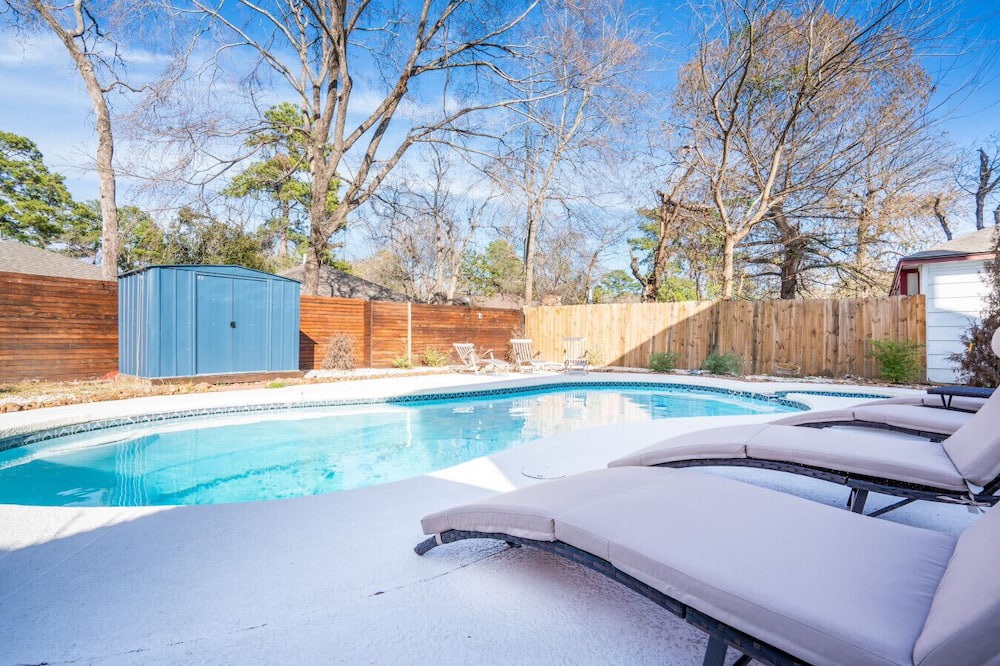 Spring House | Private, Modern Oasis! Pool, Fire Pit, Prime Location