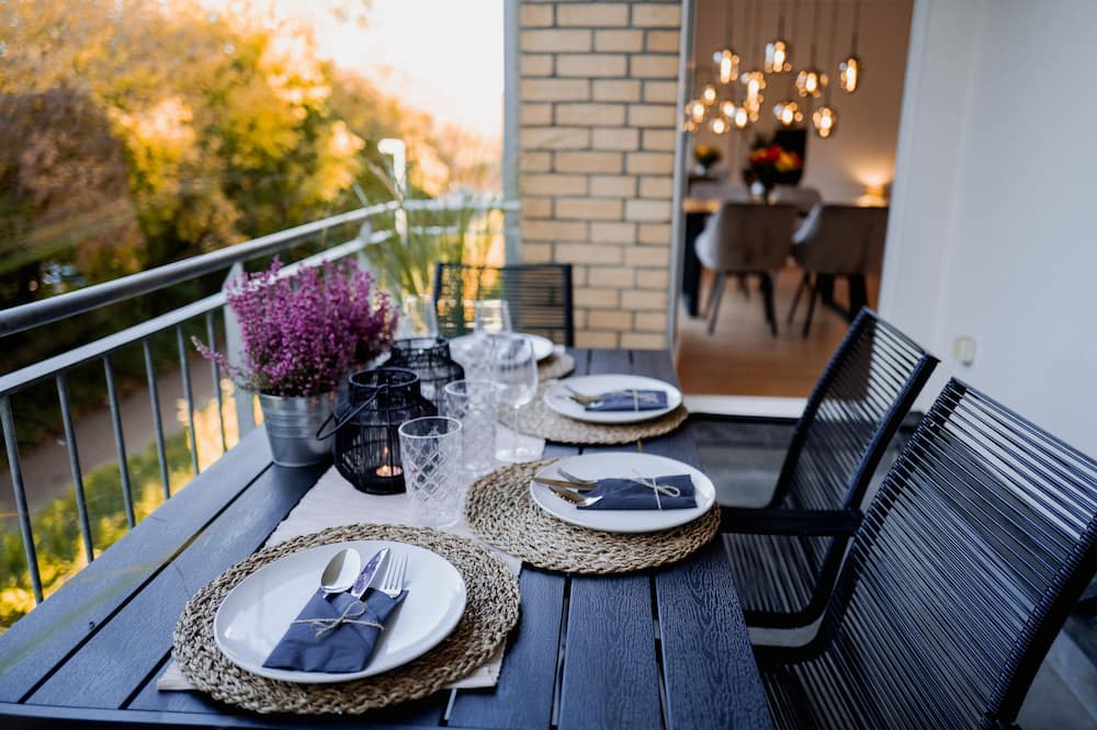 Schwerin Apartment | Balkon-suite am Sieben-seen-center für 4