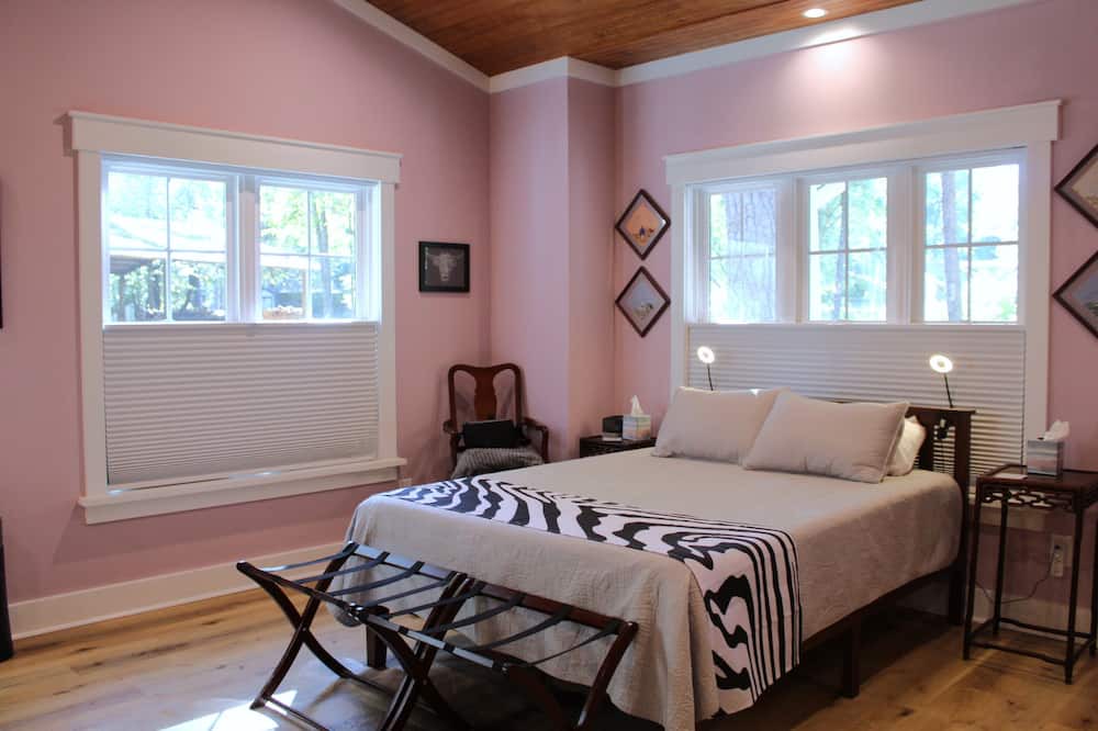 Coats House | Peaceful Studio Style Home with Accessible Features, Wood Burning Fireplace