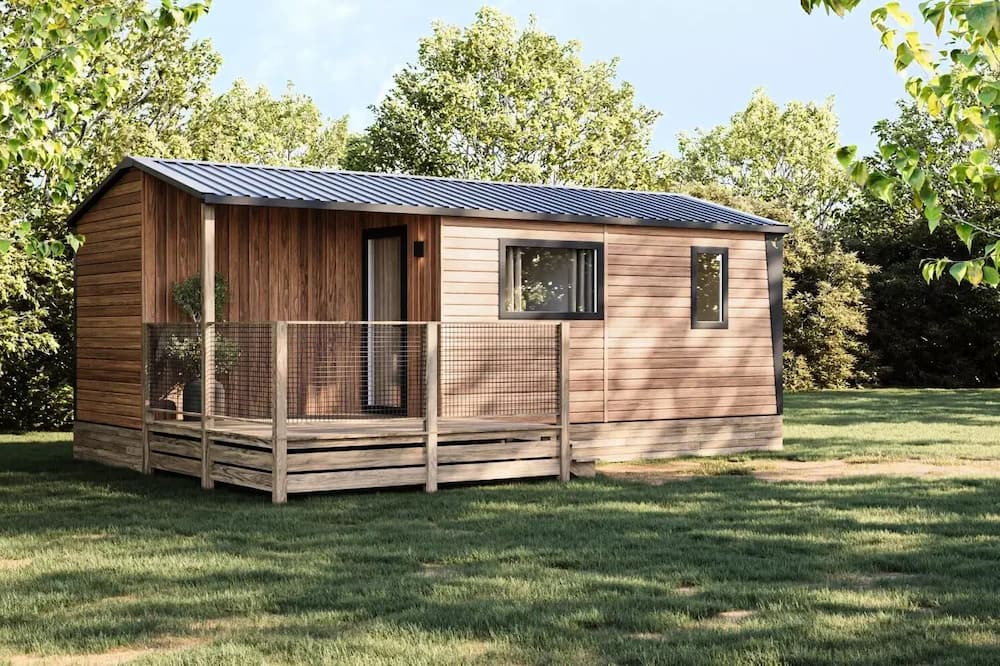 Saint-Rome-de-Tarn House | Camping de la Cascade * - Mobile home Nest IT air conditioning (S/S) 4 persons