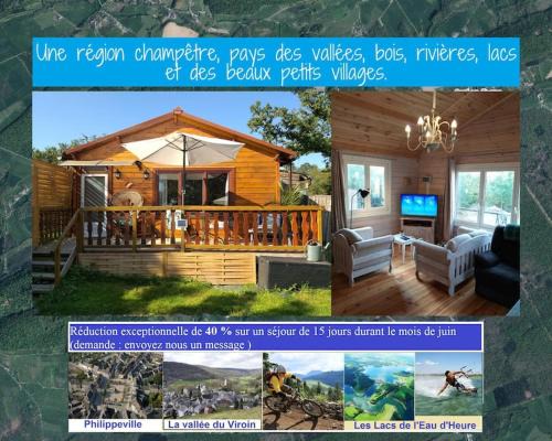 Philippeville Ski Chalet | Petit Chalet cozy avec jardin (nature, calme...).