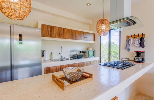 Tulum Apartment | Private Roof Pool Lounge Penthouse |2 Cenotes, Gym