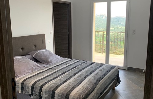 Cateri Villa | Villa Luigi, Village de Muro, à 15 Minutes des Plages. Superbe vue Dégagée