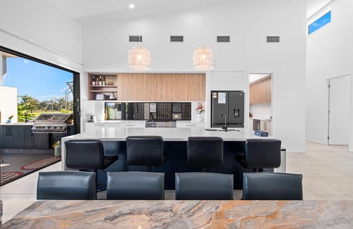 Tamborine House | Luxury Lakefront Getaway | 6BR Home w/Pool & Cinema