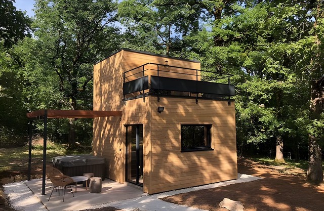 Les Crouquets - Cabane Spa Des Noyers